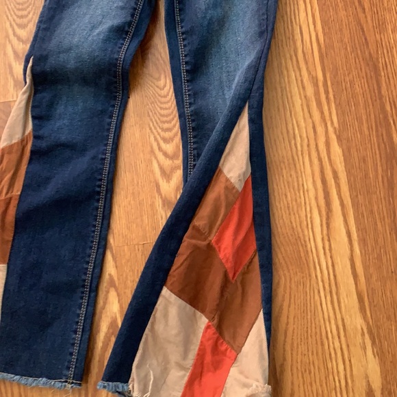 Denim blue Jean  bell bottoms size 10 nova kids retro hippy - Picture 3 of 6
